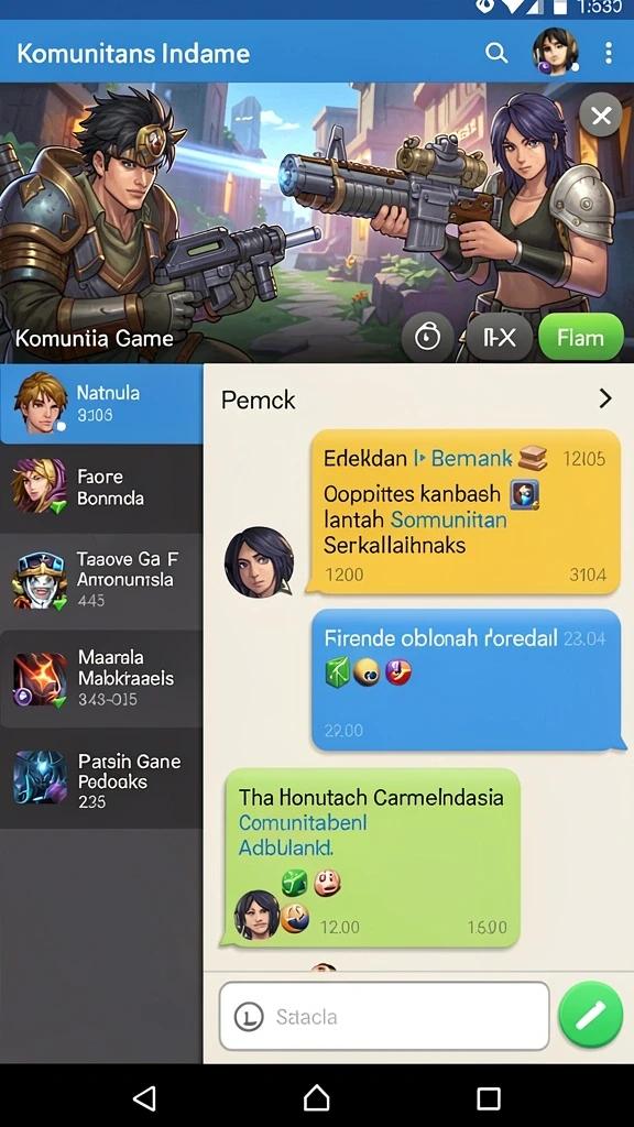 Tampilan antarmuka yang sederhana dan menarik.