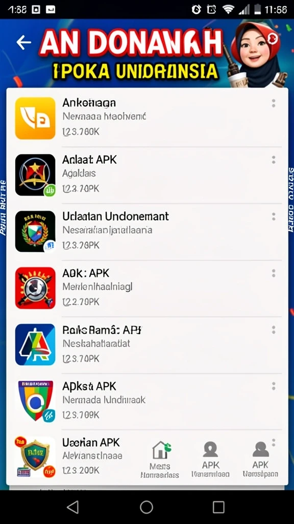 Tampilan antarmuka yang menarik dan user-friendly.