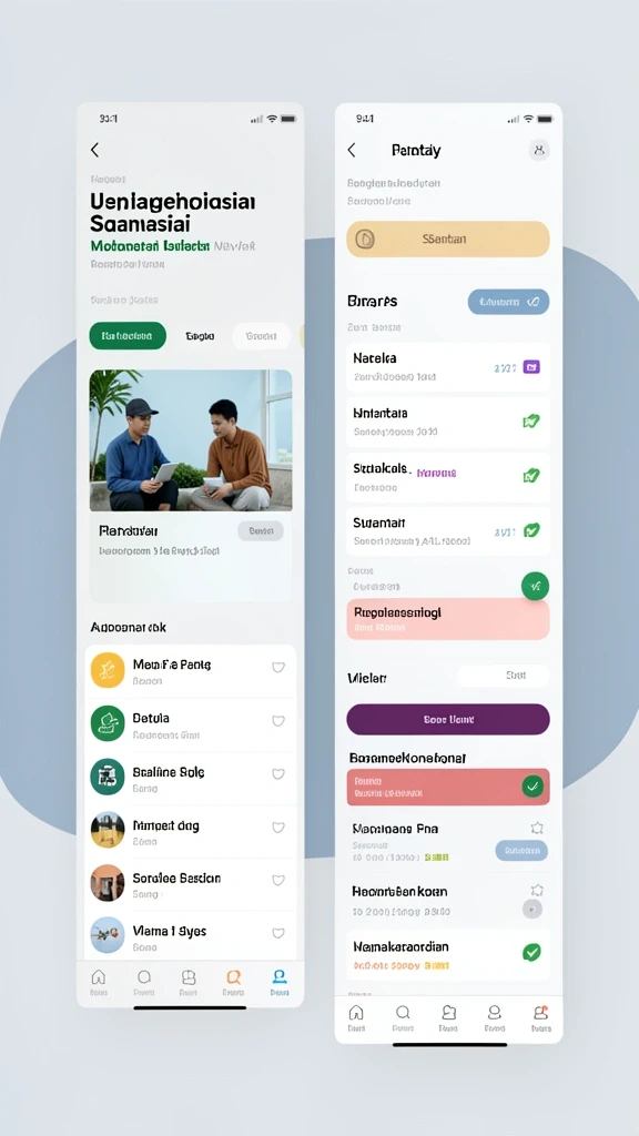Tampilan layar utama ADAM77 yang menarik dan user-friendly.