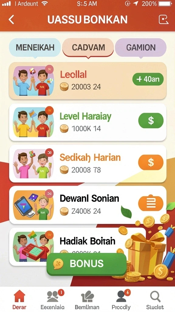 Tampilan utama aplikasi ASKASINO dengan berbagai pilihan permainan.