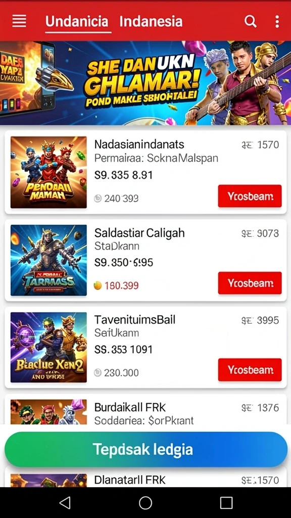 Tampilan antarmuka yang sederhana dan menarik.