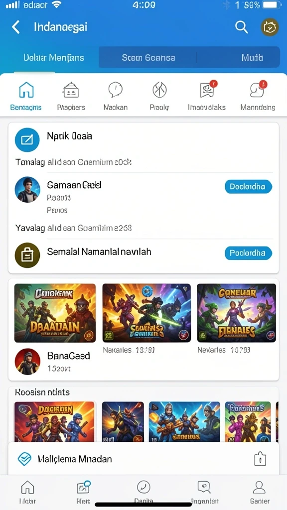 Tampilan grafis yang memukau dan penuh warna.