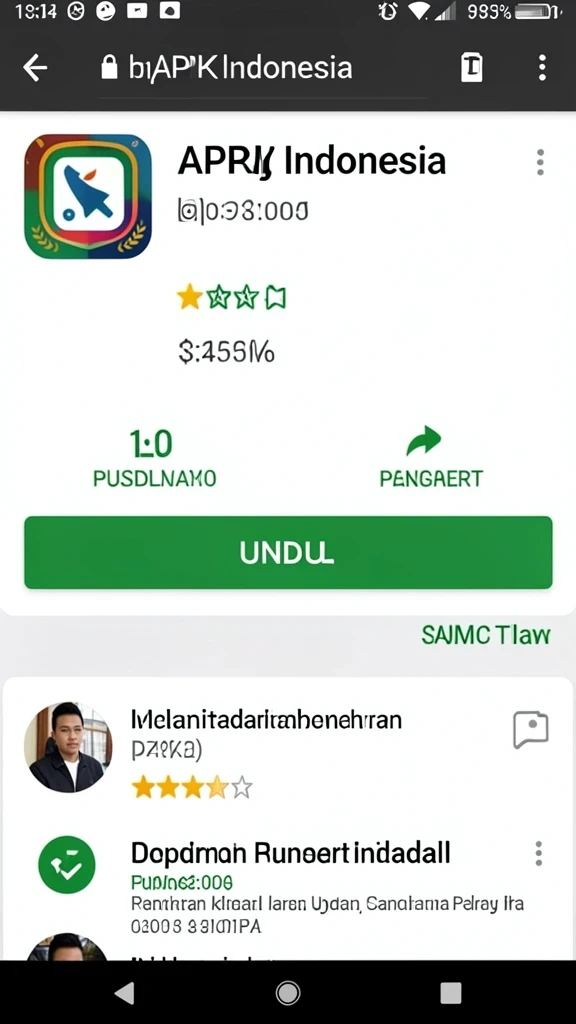 Tampilan antarmuka yang user-friendly dan modern.