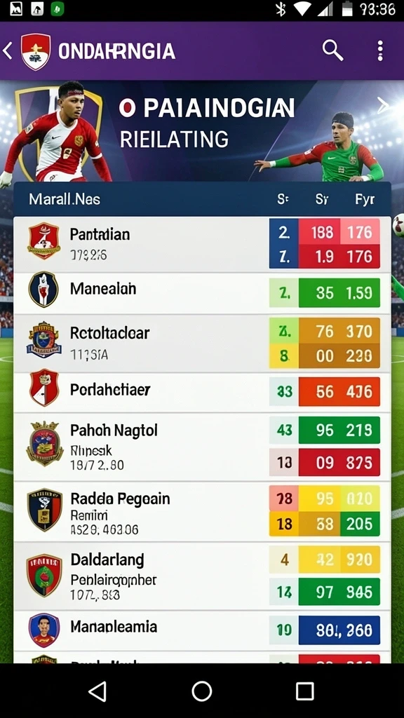 Tampilan level yang menawan dan penuh warna.
