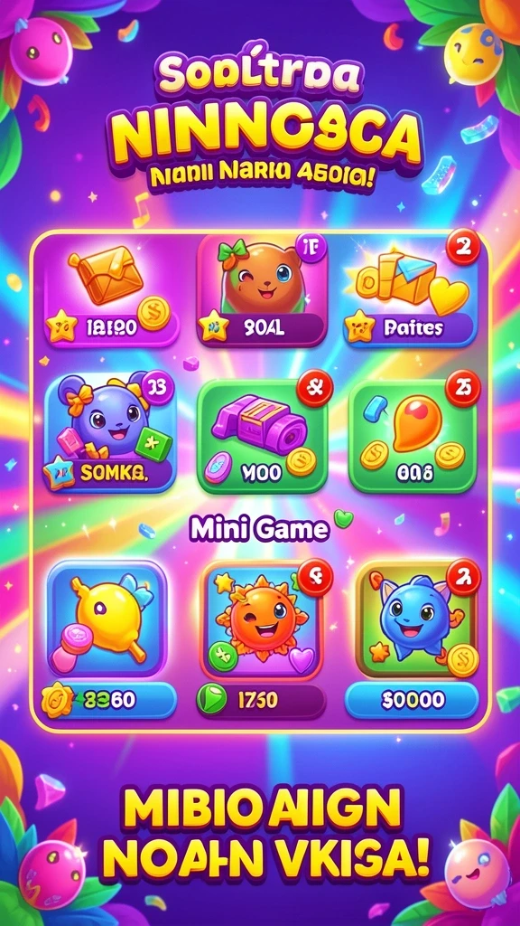 Lingkungan yang beragam di setiap level permainan.