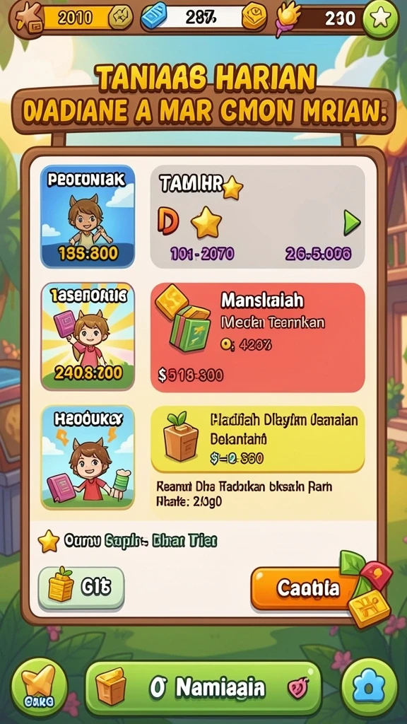 Tampilan antarmuka yang intuitif dan menarik.