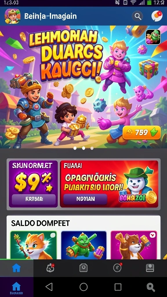 Sistem reward yang memotivasi pemain untuk terus bermain.