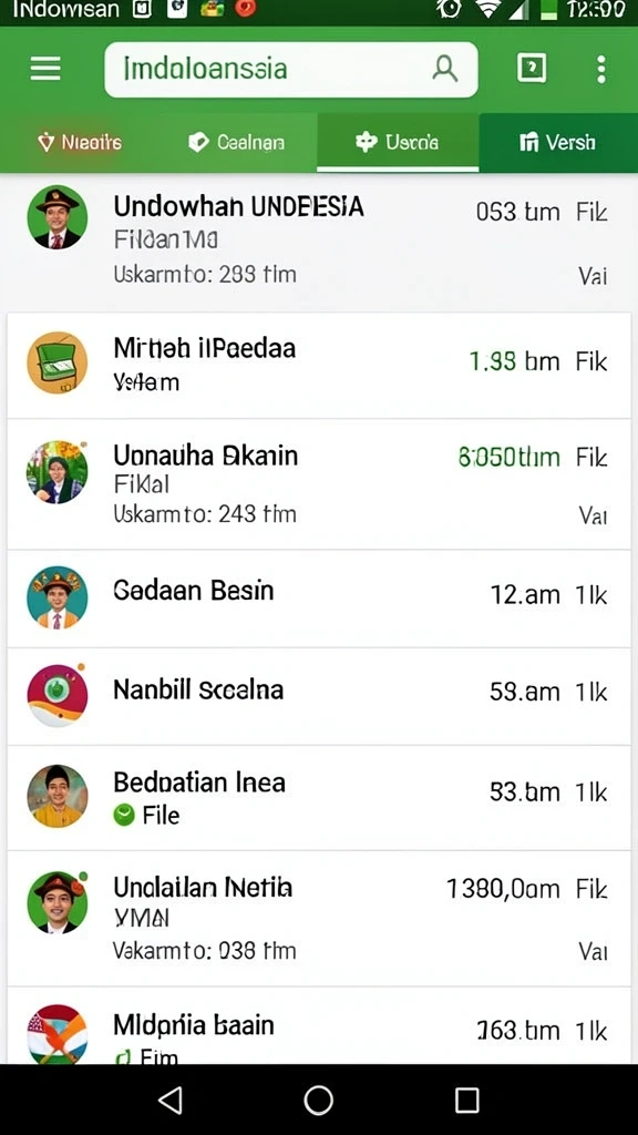 Tampilan antarmuka yang intuitif dan menarik.