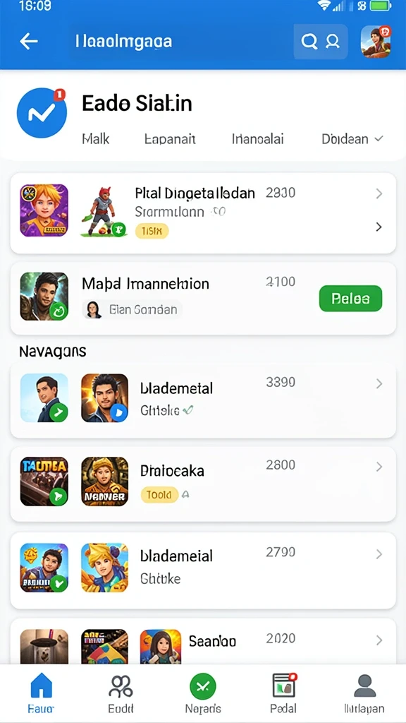 Tampilan antarmuka yang menarik dan mudah digunakan.