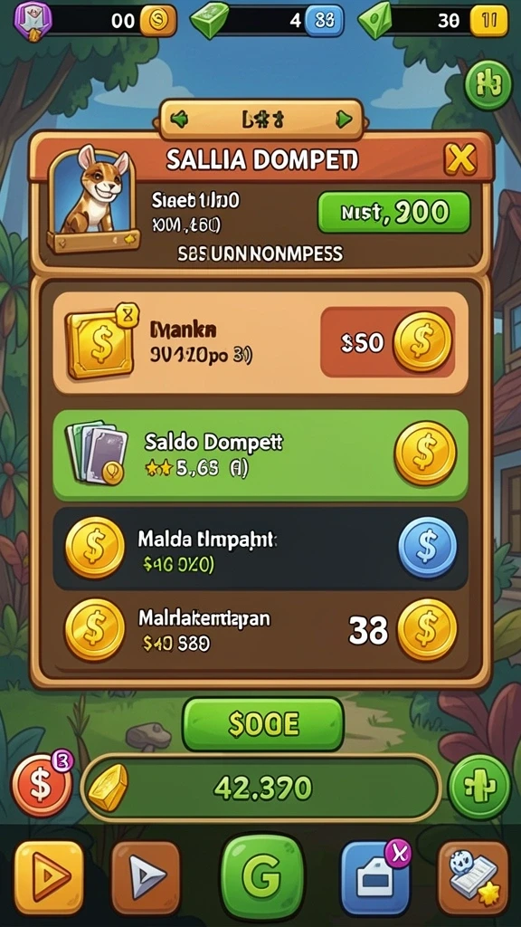Hadiah menarik bagi pemain yang aktif dan berpartisipasi.