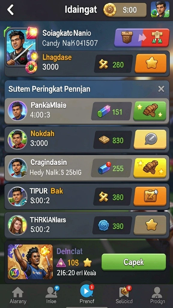 Level penuh tantangan yang memacu adrenalin.