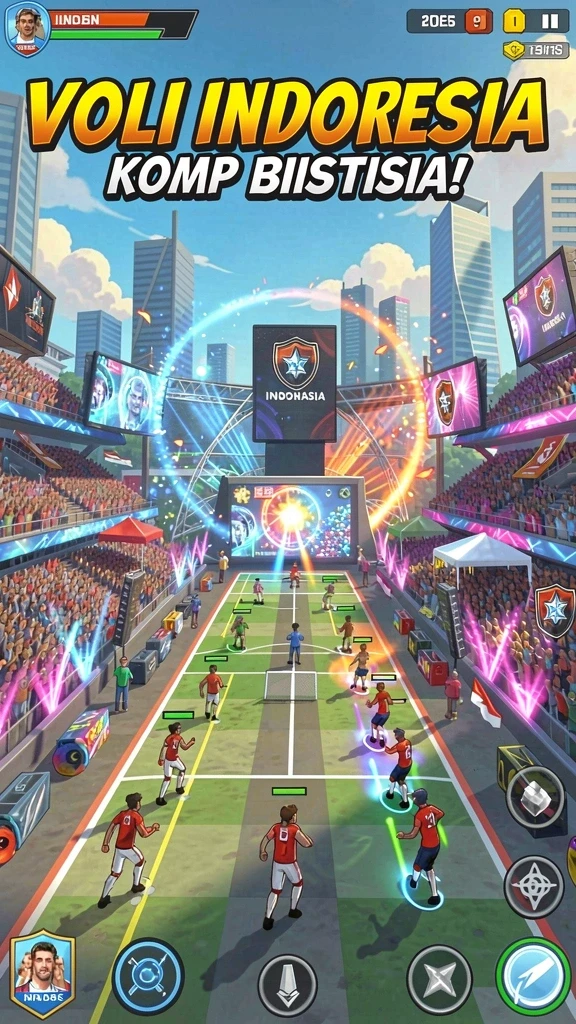 Bergabunglah dalam permainan multiplayer yang seru bersama teman.