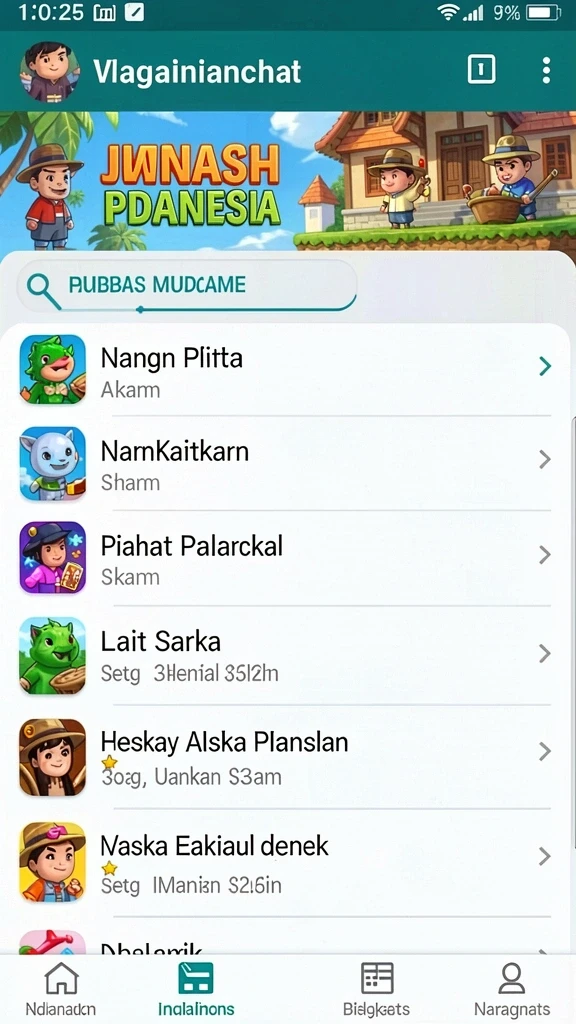Tangkapan layar menunjukkan tampilan level seru dengan grafis menawan.