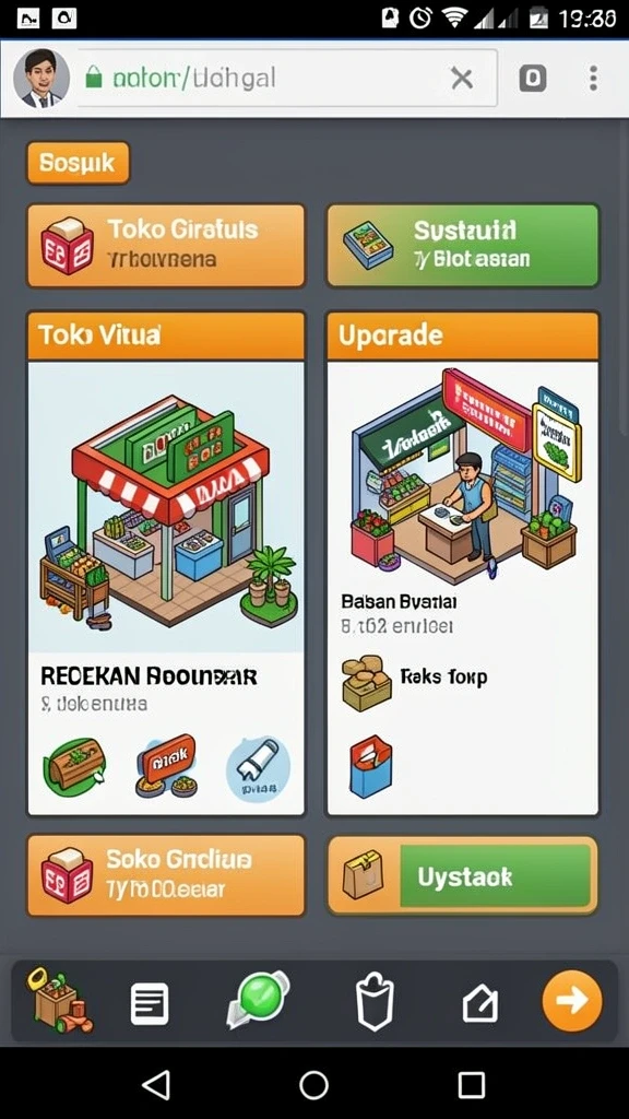 Tampilan antarmuka yang menarik dan mudah digunakan.