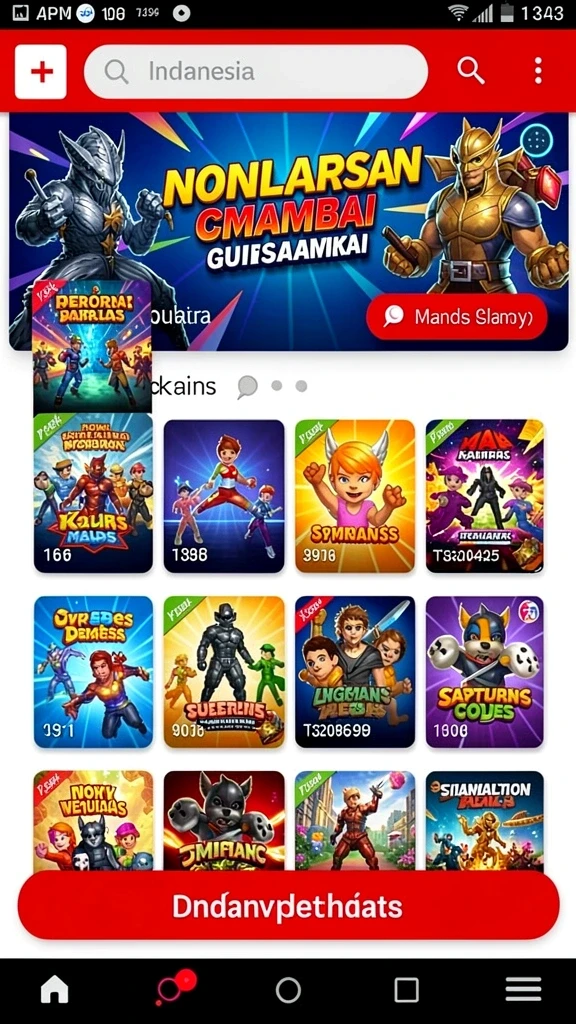 Gambar menampilkan pemandangan indah dalam game.