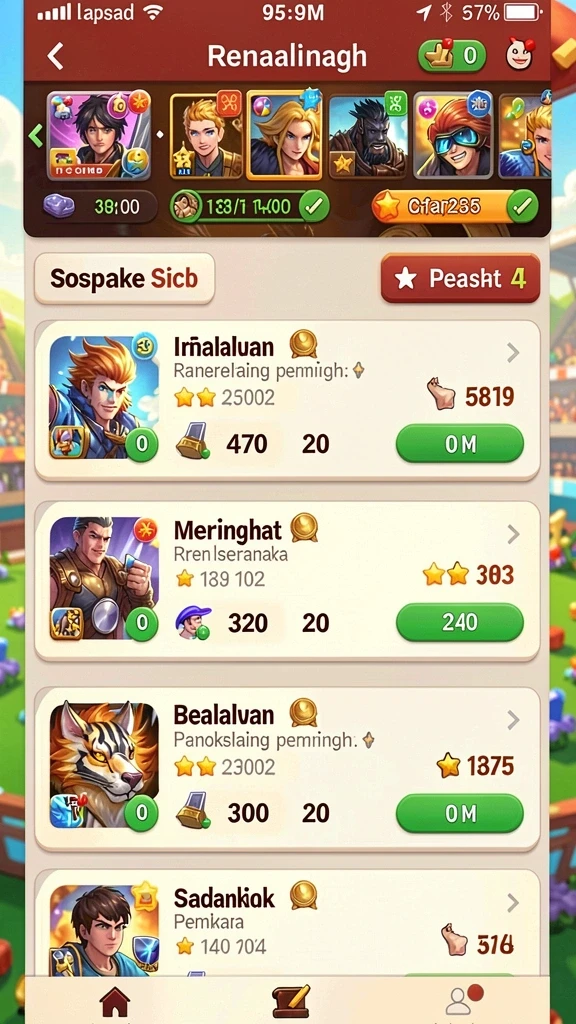 Tangkapan layar menampilkan karakter utama dalam aksi.