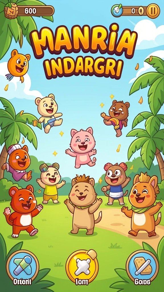 Tampilan antarmuka utama yang menarik.