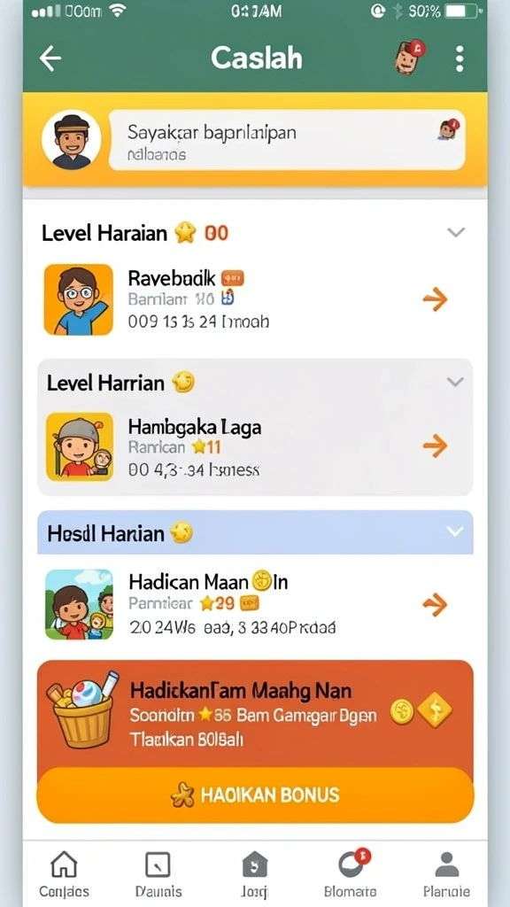Tampilan antarmuka yang ramah pengguna.