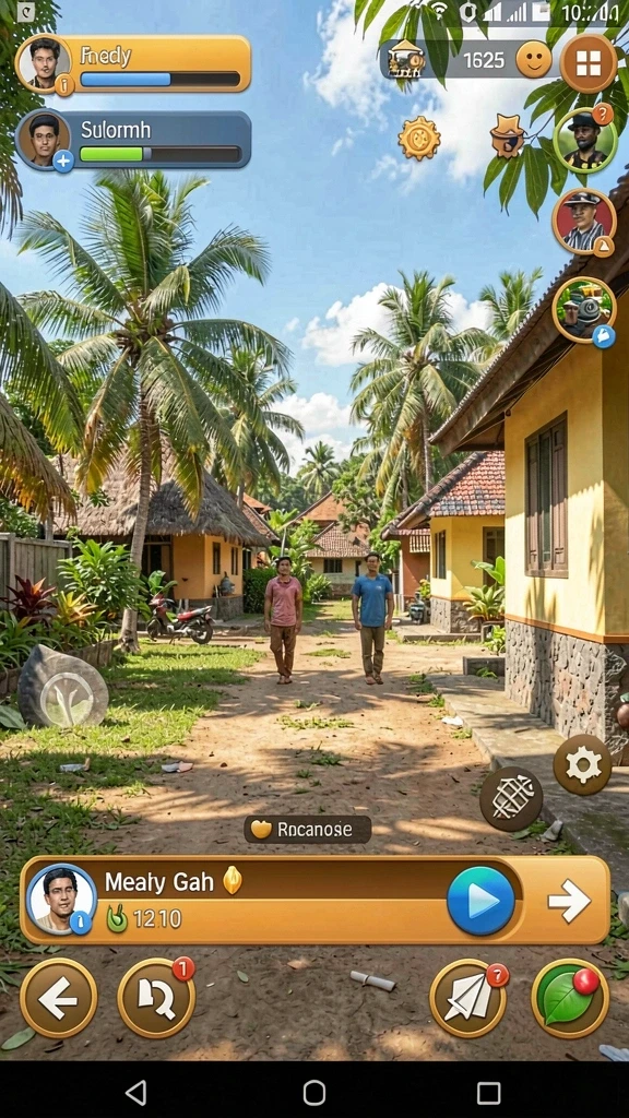 Fitur multiplayer yang memungkinkan bersaing dengan pemain lain.