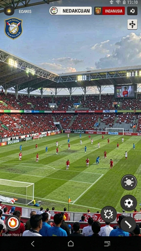 Grafis yang cerah dan menarik dalam permainan.