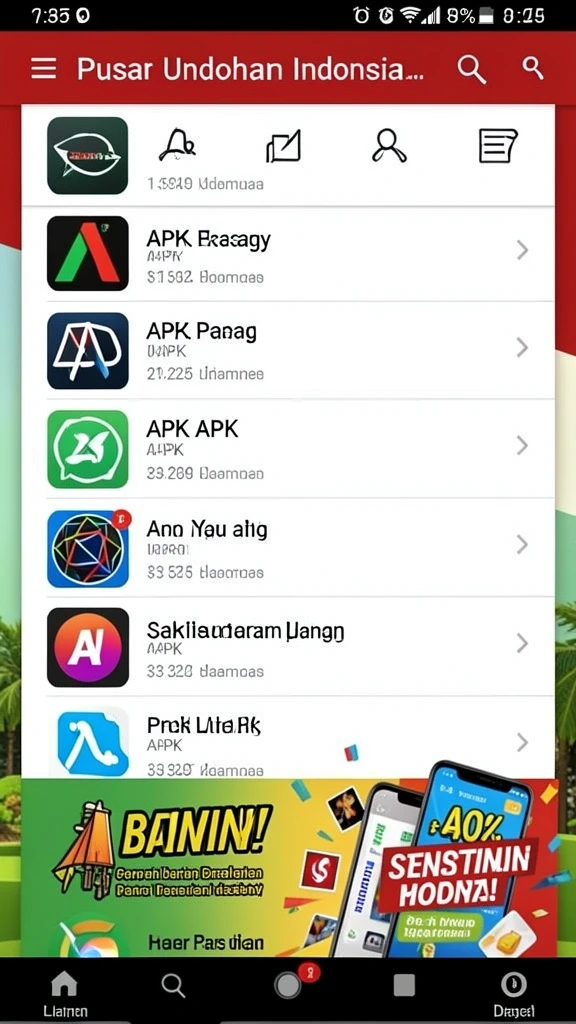 Screenshot menampilkan dunia fantasi yang luas dan indah.